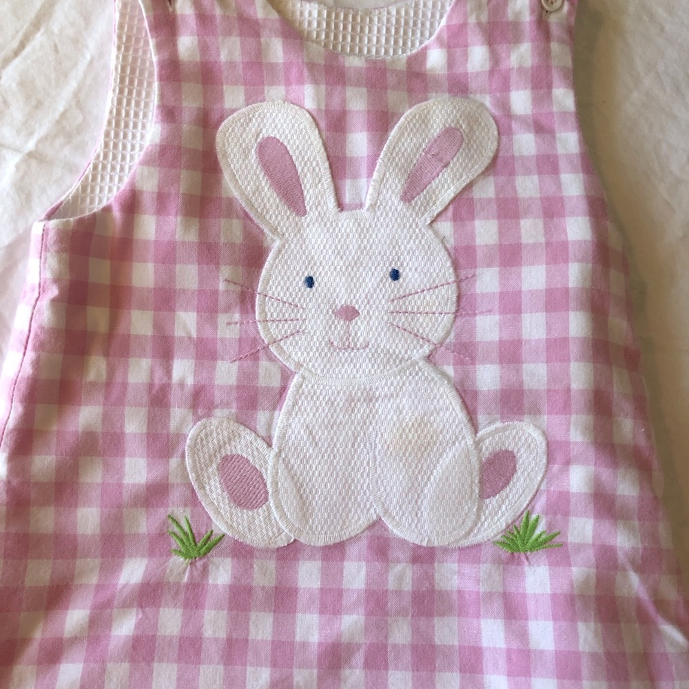 Bailey Boys reversible dress. Bunny and boats